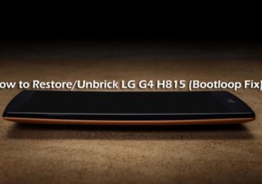 How to Restore/Unbrick LG G4 H815 (Bootloop Fix) in 5mins