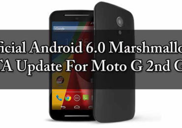 Official Marshmallow OTA Update For Moto G 2nd Gen