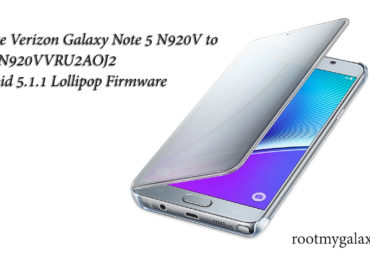 [How to] Install Stock N920VVRU2AOJ2 Android 5.1.1 Lollipop Firmware Update on Verizon Galaxy Note 5 N920V
