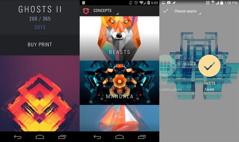 Top 5 Best Wallpaper Apps For Android 2015 -Facets