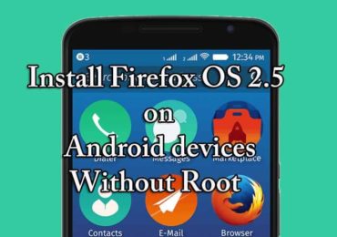 How to install Firefox OS 2.5 on Android devices