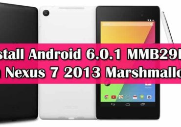 Android 6.0.1 MMB29K On Nexus 7 2013