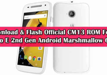 Download Official CM13 ROM For Moto E 2nd Gen