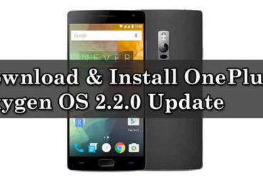 Flash OnePlus 2 Oxygen OS 2.2.0 Update