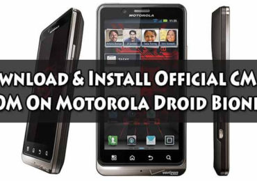 Install Official CM13 ROM On Motorola Droid Bionic