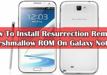 Resurrection Remix Marshmallow ROM on Galaxy Note 2