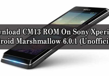 Download CM13 ROM On Sony Xperia L Android Marshmallow 6.0.1