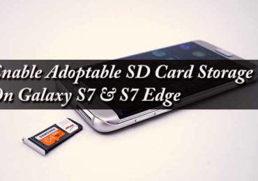 How To Enable Adoptable SD Card Storage On Galaxy S7 & S7 Edge