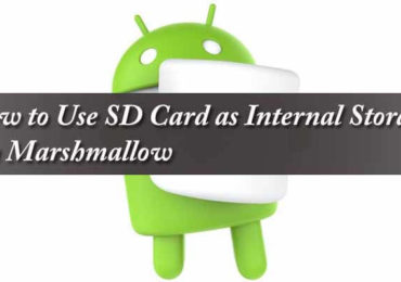 How to Use SD Card as Internal Storage on Marshmallow