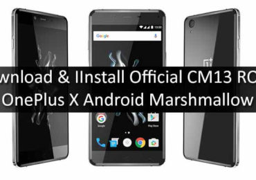 Install Official CM13 ROM On OnePlus X Android Marshmallow 6.0