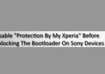 Disable "Protection By My Xperia"