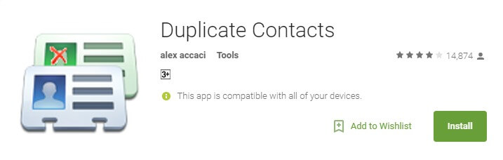 Duplicate Contacts   Android Apps on Google Play