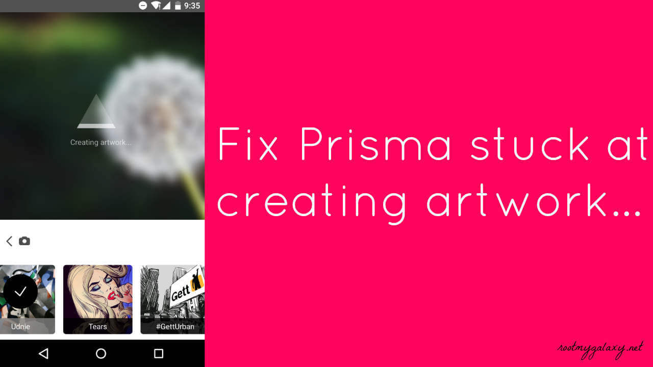 Fix Prisma stuck at creating artwork