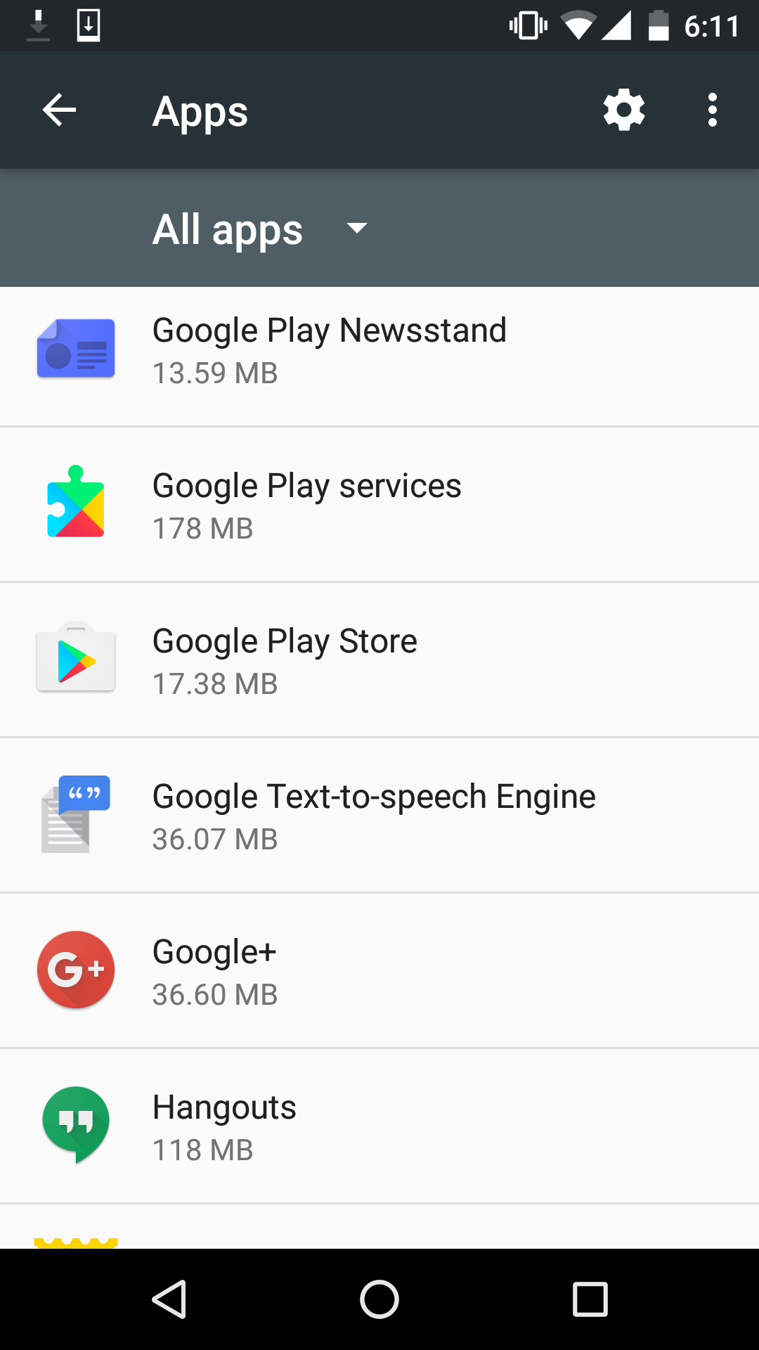 Google Play Settings