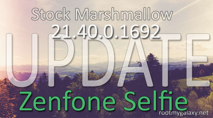 manually Update Zenfone Selfie to Official Marshmallow