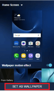 set a new Galaxy S7 / S7 Edge wallpaper