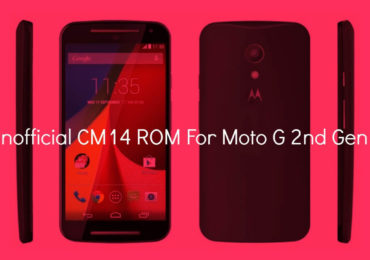 Install CM14 Nougat ROM On Moto G 2nd Gen Android 7.0