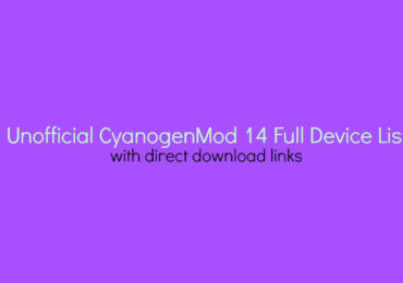 Cyanogenmod 14 Device List & Download Links (All Android)