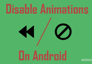 Disable Animations