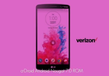 Update Verizon LG G3 VS985 to Android 7.0 Nougat crDroid ROM