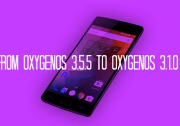 Downgrade OnePlus 2 from OxygenOS 3.5.5 to OxygenOS 3.1.0