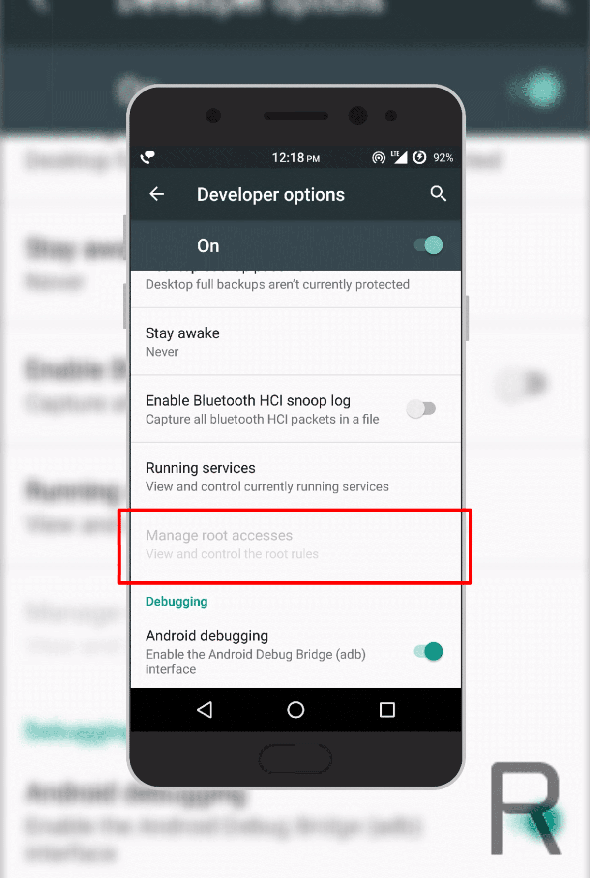 Root access developer options. Root Android Footage. Allow root