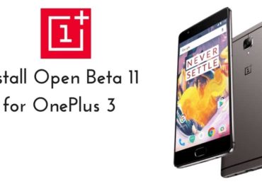 Open Beta 11 for OnePlus 3
