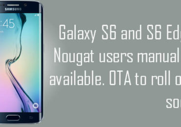 Galaxy S6 and S6 Edge Nougat
