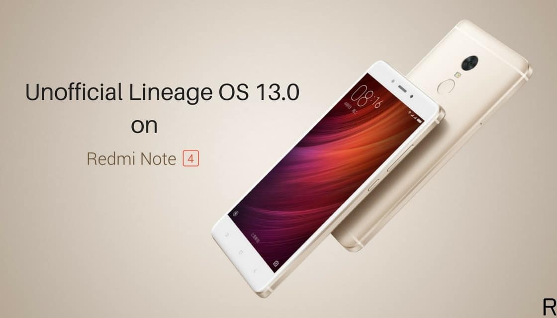 Lineage OS 13.0 on Xiaomi Redmi Note 4