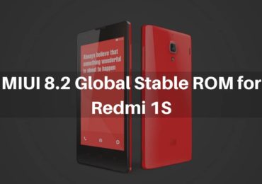 MIUI 8.2 Global Stable ROM on Redmi 1s