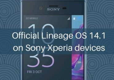 official Lineage OS 14.1 on Sony Xperia devices