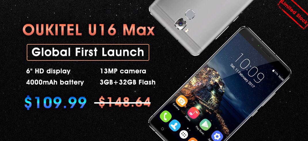 OUKITEL U16 Max Global First Launch