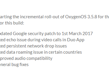 OnePlus 2 OxygenOS 3.5.8