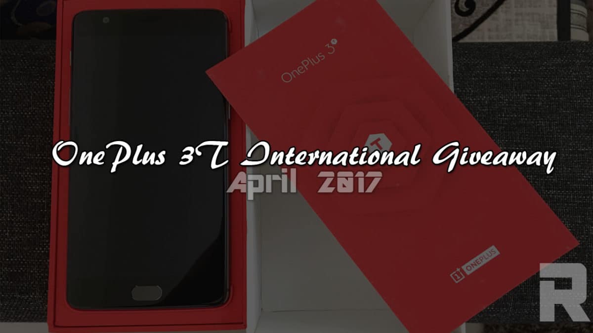 [Giveaway] OnePlus 3T International Giveaway by RMG (April 2017)