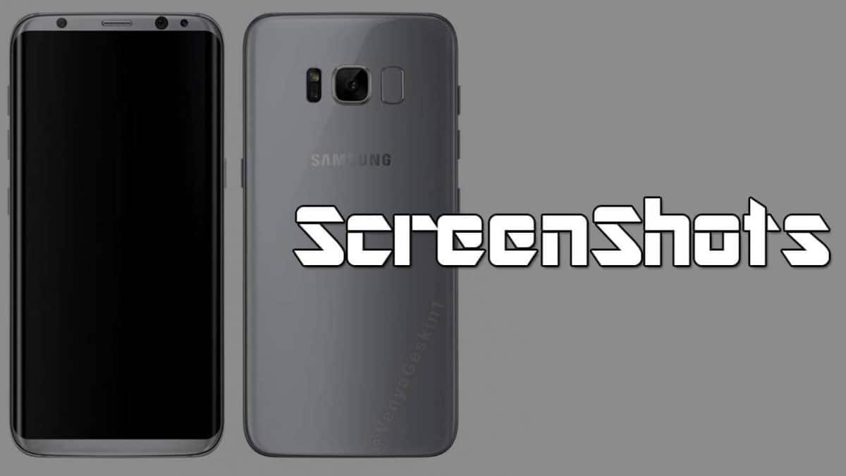 Take Screenshots On Samsung Galaxy S8 and S8 Plus