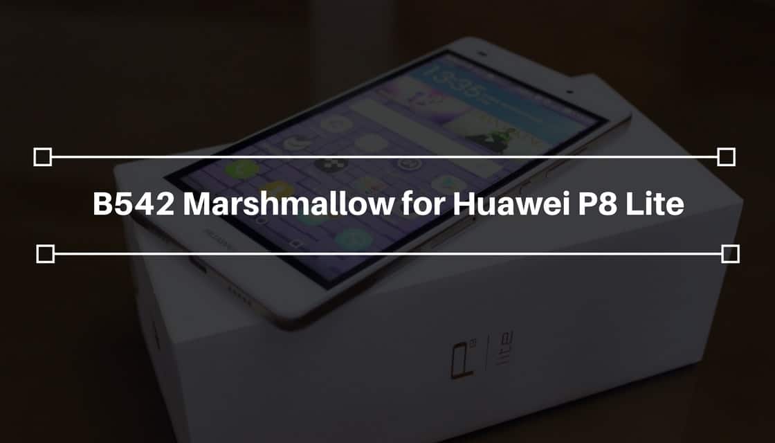 B542 Marshmallow on Huawei P8 Lite