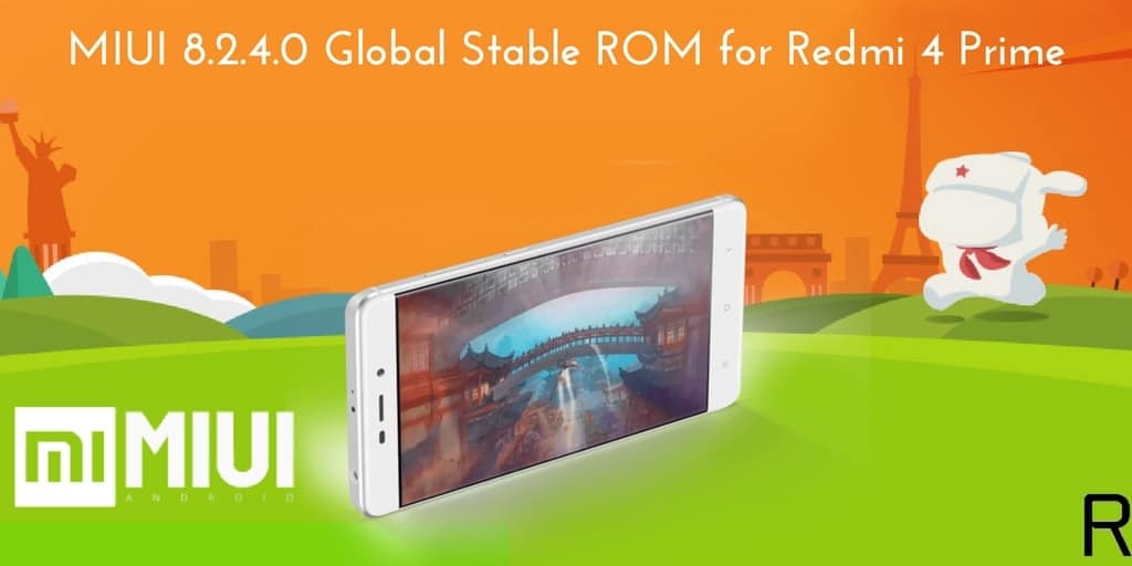 MIUI 8.2.4.0 Global Stable ROM for Redmi 4 Prime