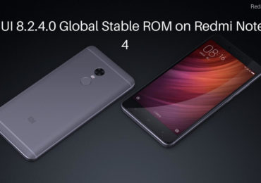 MIUI 8.2.4.0 Global Stable ROM on Redmi Note 4