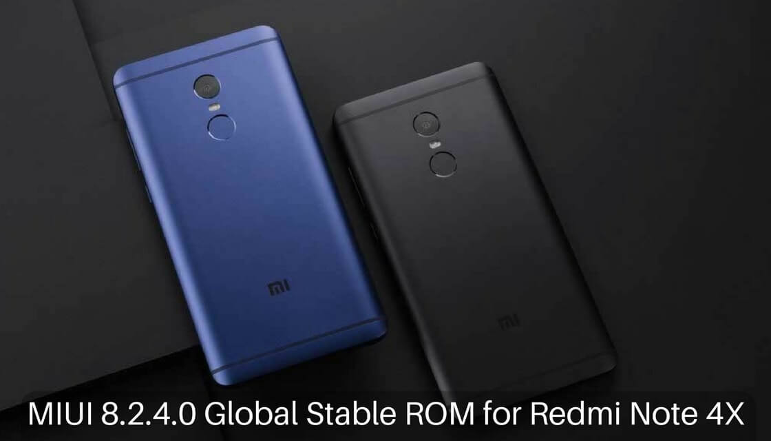 MIUI 8.2.4.0 Global Stable ROM on Redmi Note 4X