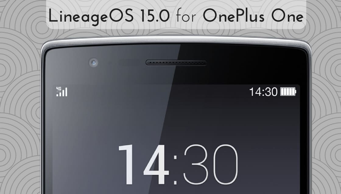 LineageOS 15.0 For OnePlus One
