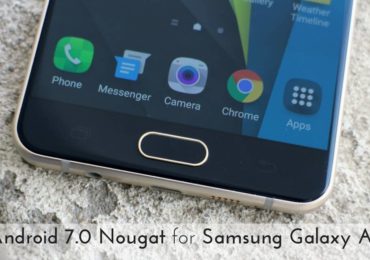 Android 7.0 Nougat on Samsung Galaxy A7