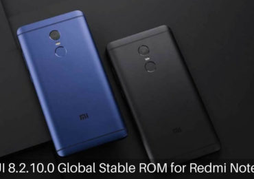 MIUI 8.2.10.0 Global Stable ROM on Redmi Note 4X
