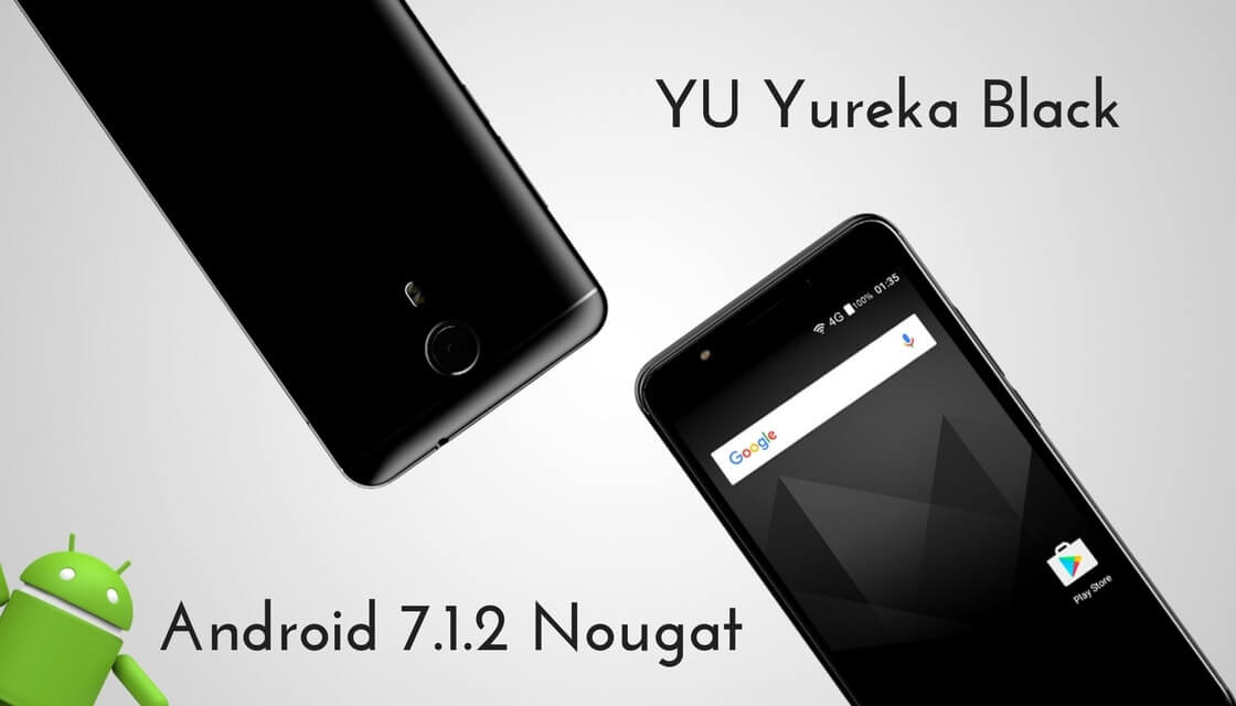 Android 7.1.2 Nougat on YU Yureka Black
