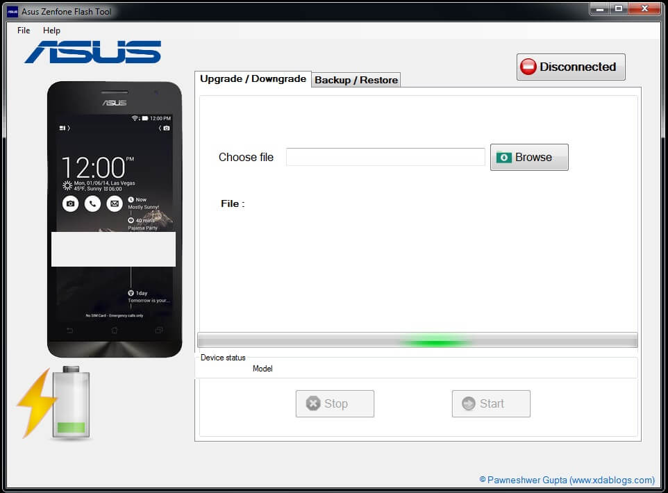 Latest ASUS Zenfone Flash tool 2.0.1 For Windows