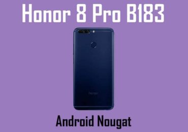 Download and Install Honor 8 Pro B183 Nougat Update