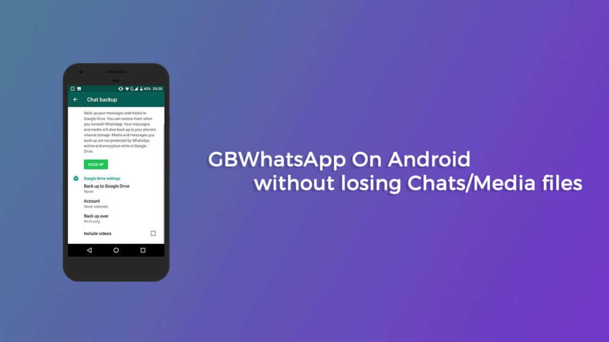 GBWhatsApp On Android without losing Chats