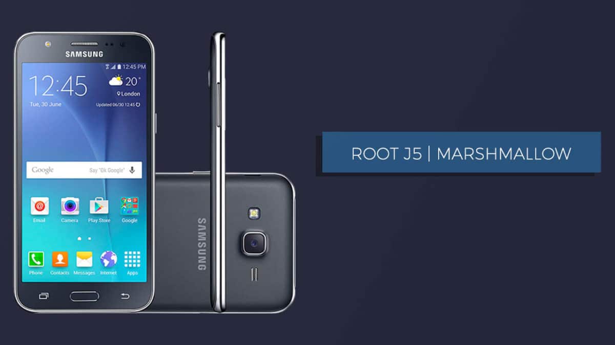 Root Samsung Galaxy J5 SM-J500F On Android Marshmallow 6.0.1