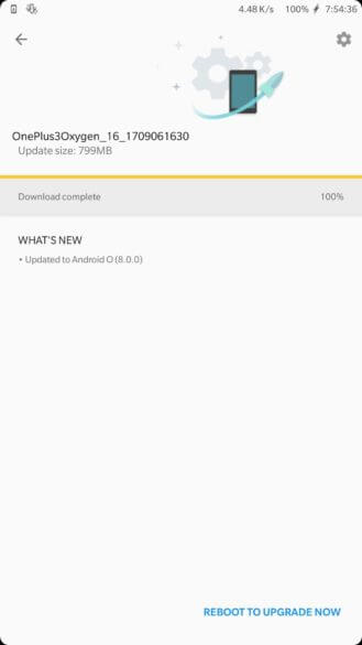 OnePlus 3 closed beta Oreo releasee