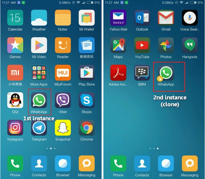 Enable Dual Apps On MIUI 8/MIUI 9