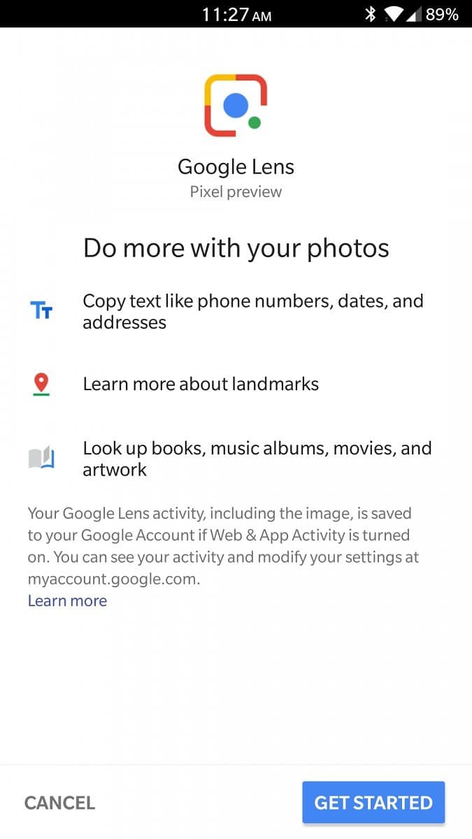 Enable Google Lens in Google Photos 2